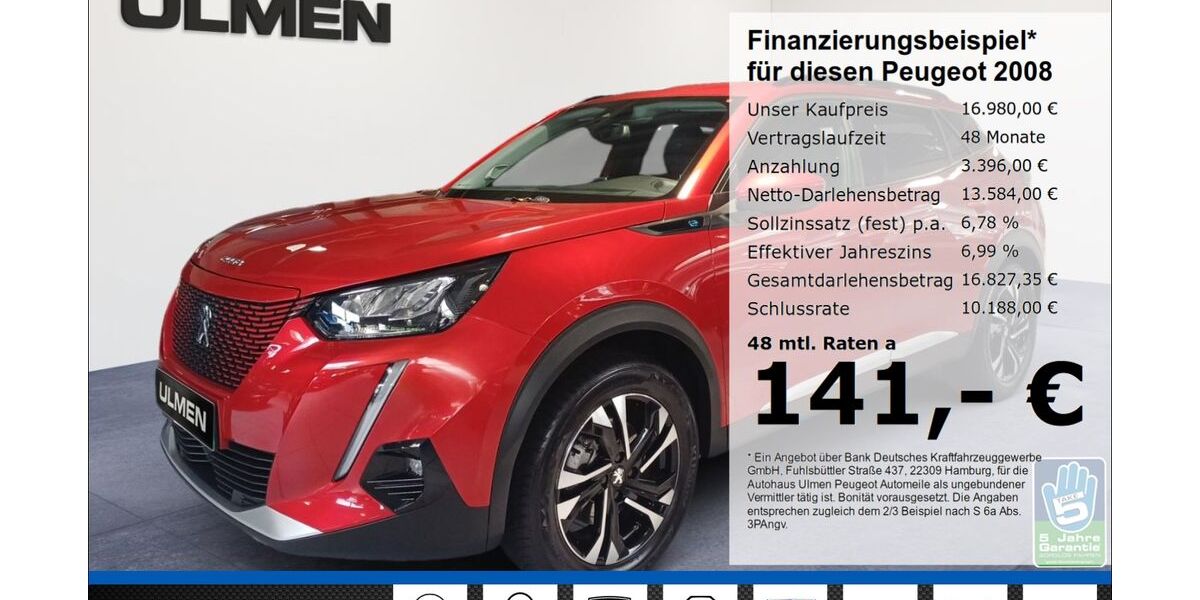 Peugeot 2008 55.485 km 16.980 &euro; Düsseldorf 40233
