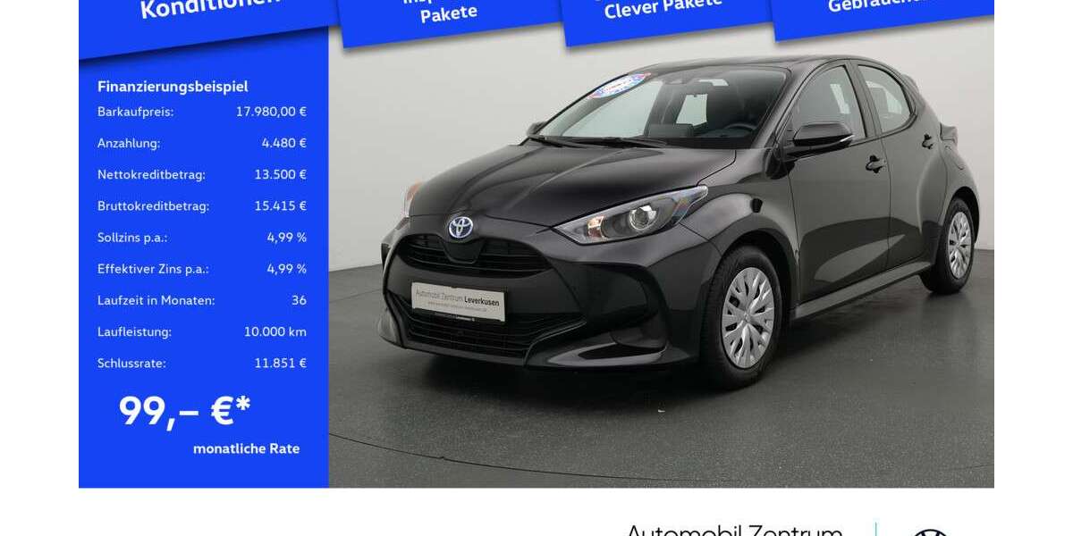 Toyota Yaris 16.278 km 17.980 &euro; Leverkusen 51379