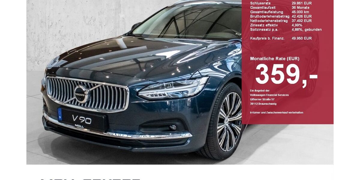 Volvo V90 4.500 km 49.950 &euro; Düsseldorf 40549