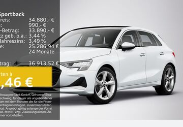 Audi A3 3.239 km 33.440 &euro; Remscheid 42897
