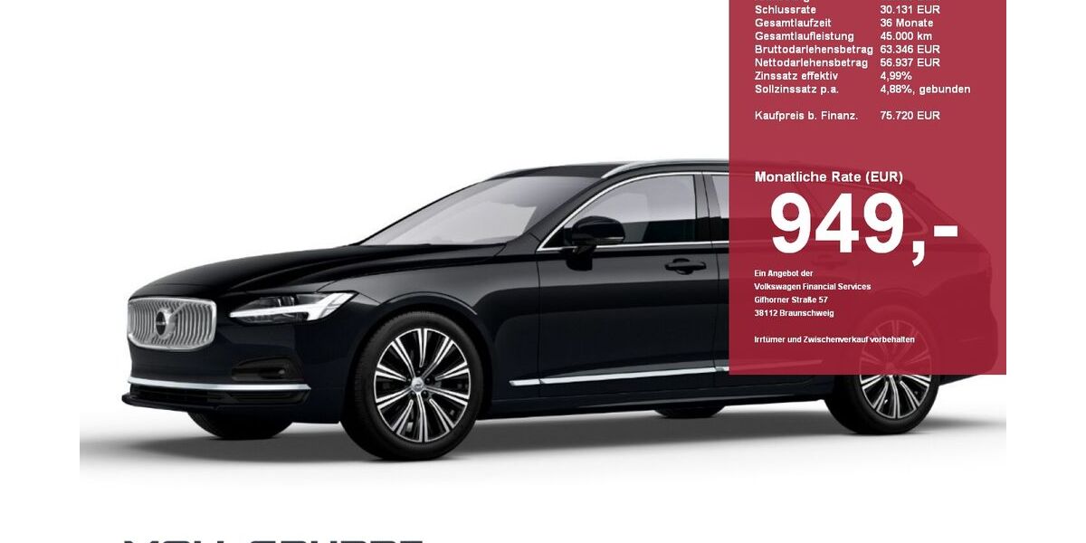 Volvo V90 6.500 km 46.950 &euro; Düsseldorf 40549