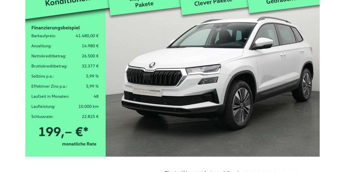 Skoda Karoq 1.009 km 41.480 &euro; Leverkusen 51379