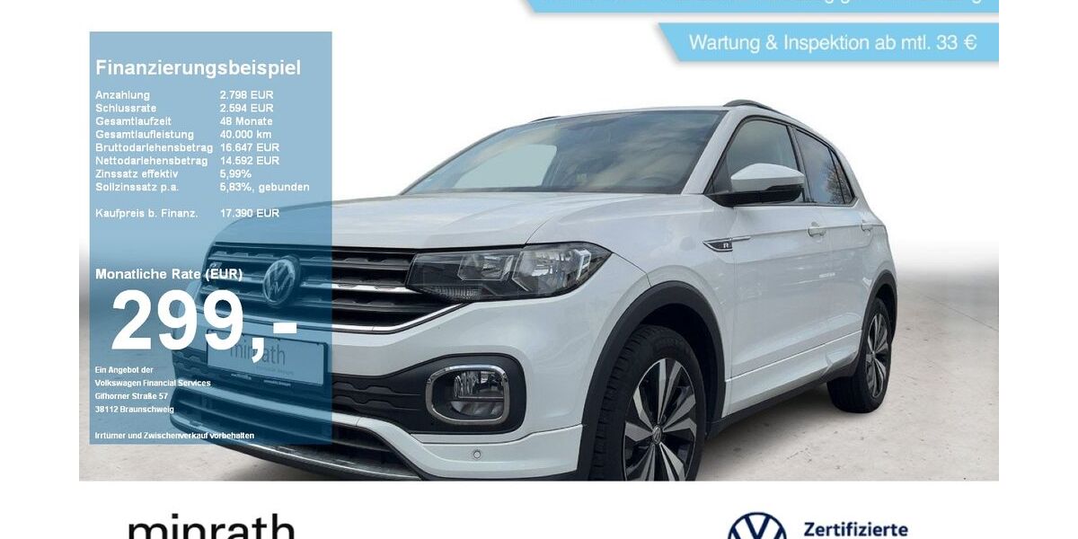 VW T-Cross 74.709 km 15.190 &euro; Duisburg-Rheinhausen 47226