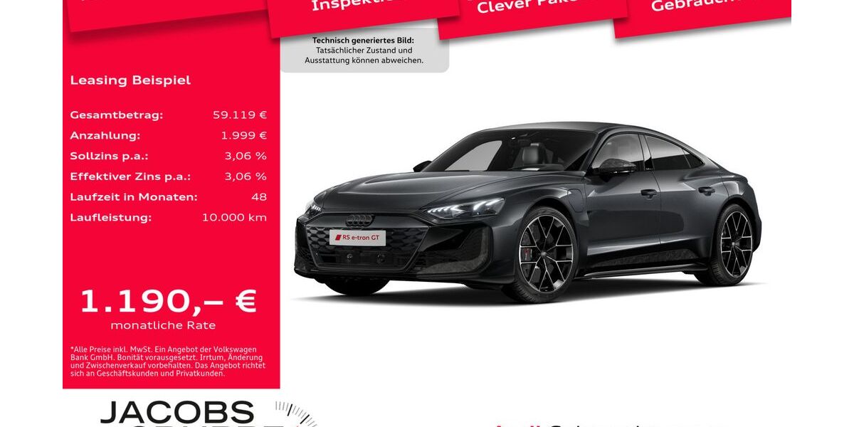 Audi RS e-tron GT 2.488 km 124.880 &euro; Mönchengladbach 41066