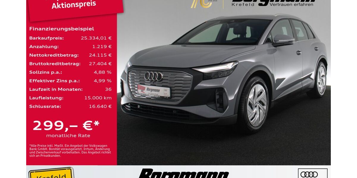 Audi Q4 e-tron 47.444 km 25.334 &euro; Krefeld 47803