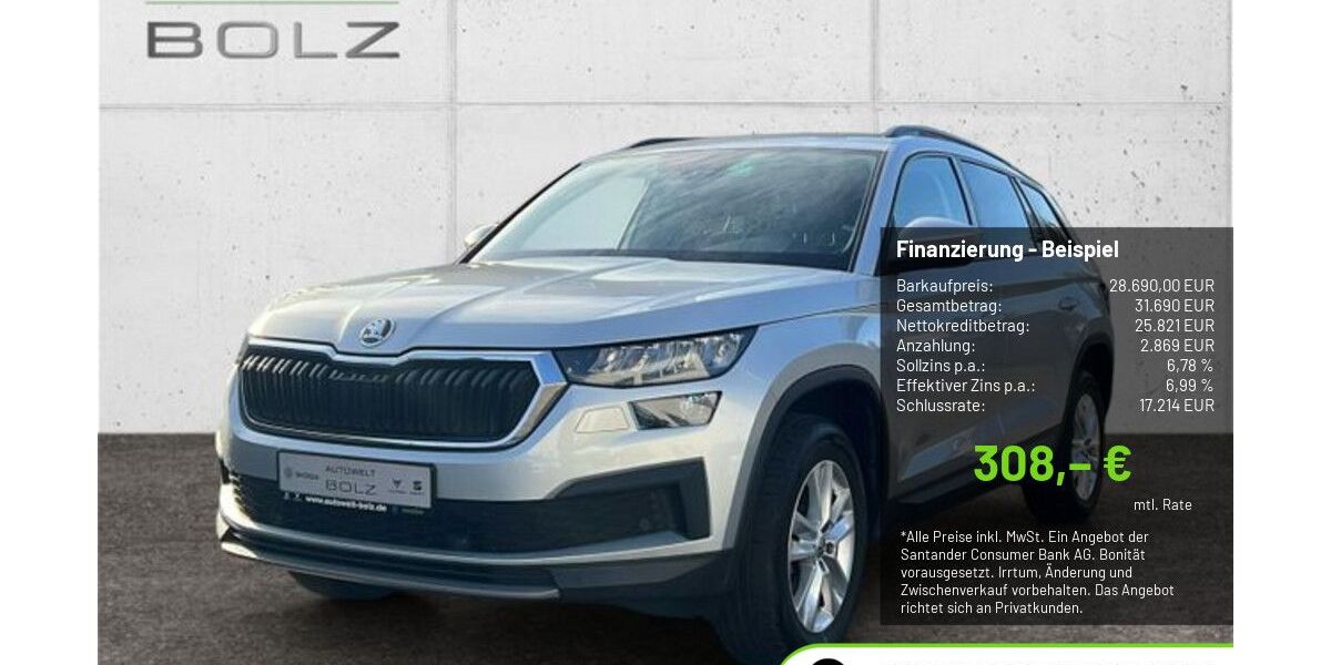 Skoda Kodiaq 47.513 km 28.690 &euro; Pulheim-Brauweiler 50259
