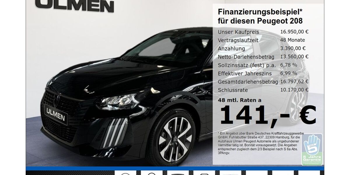 Peugeot 208 23.128 km 16.950 &euro; Düsseldorf 40233