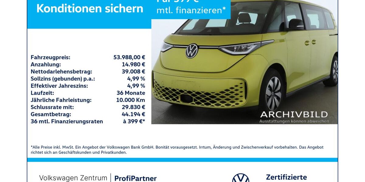 VW ID. Buzz 21.600 km 53.988 &euro; Leverkusen 51379