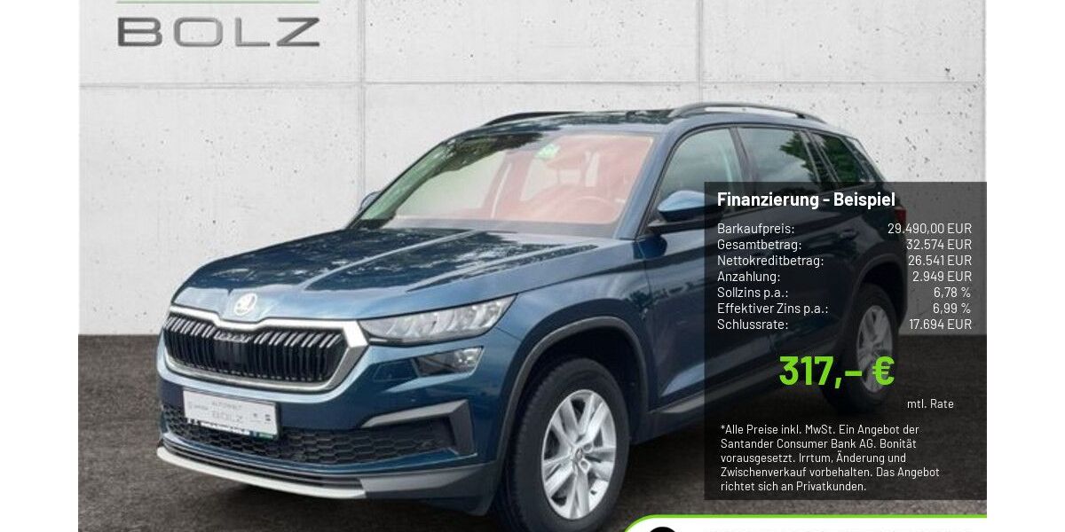 Skoda Kodiaq 62.222 km 29.490 &euro; Pulheim-Brauweiler 50259