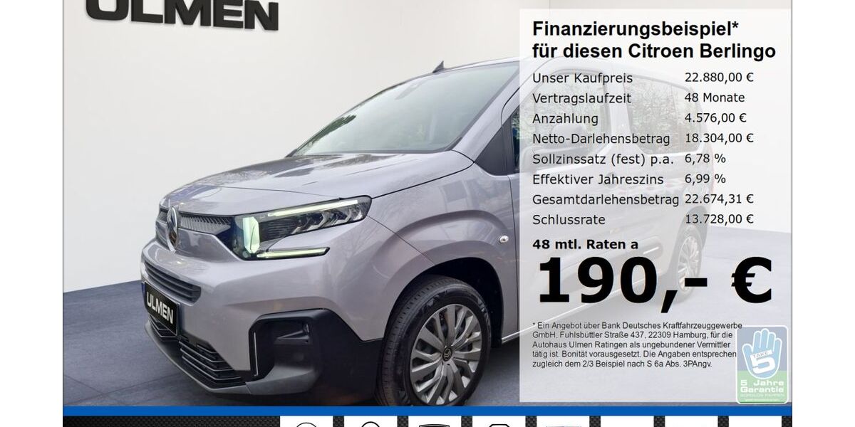 Citroen Berlingo 53.275 km 22.880 &euro; Ratingen 40880