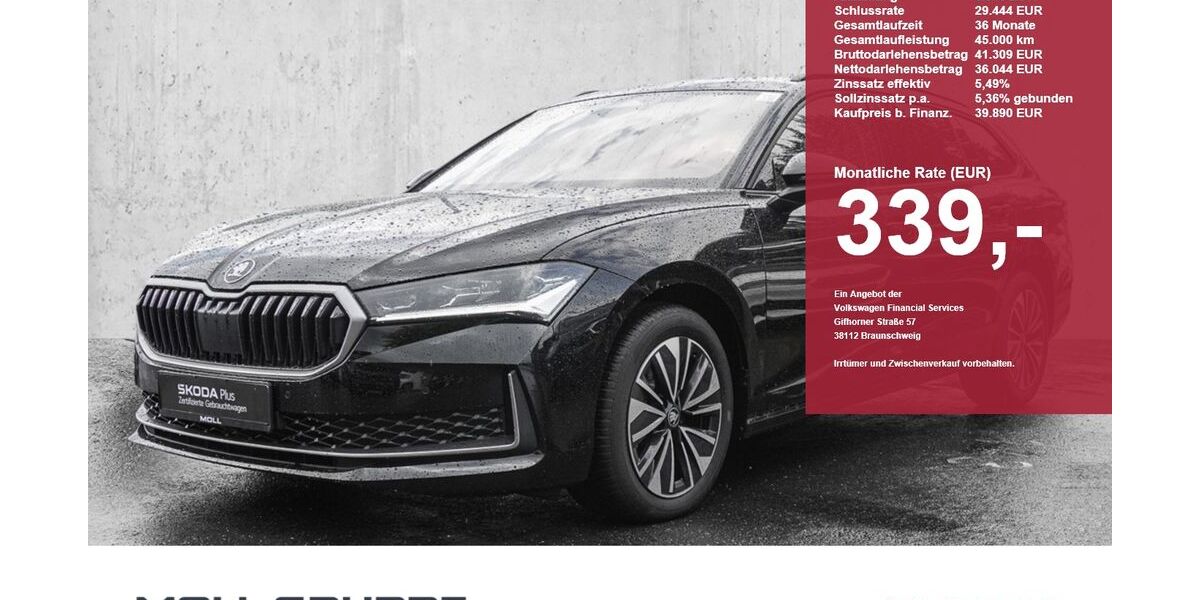 Skoda Superb 13.601 km 39.480 &euro; Düsseldorf 40474