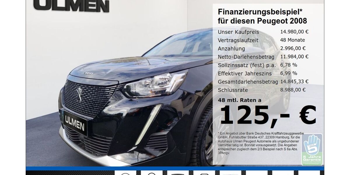 Peugeot 2008 69.865 km 14.980 &euro; Düsseldorf 40233