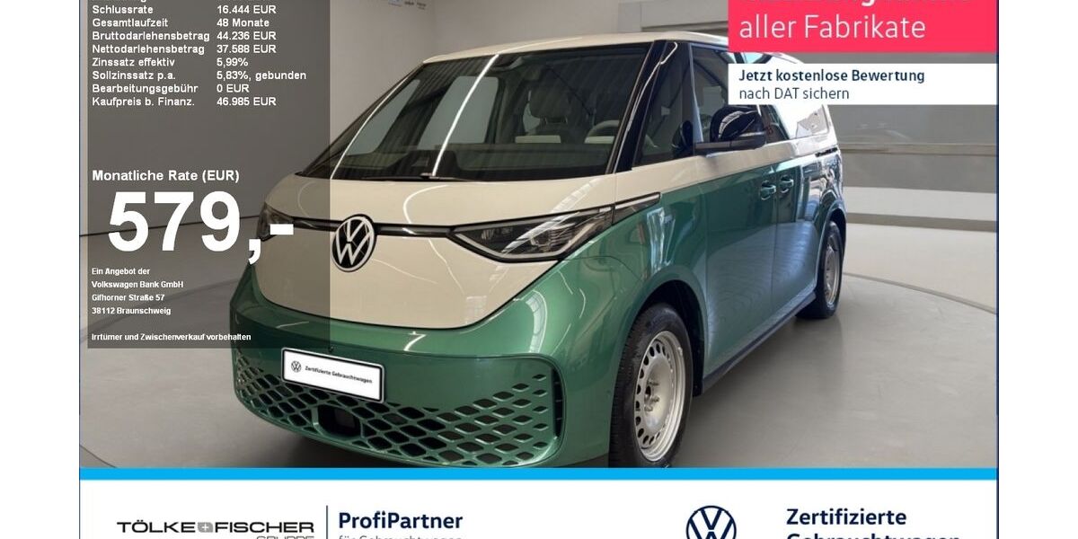 VW ID. Buzz 11.314 km 46.984 &euro; Krefeld 47805