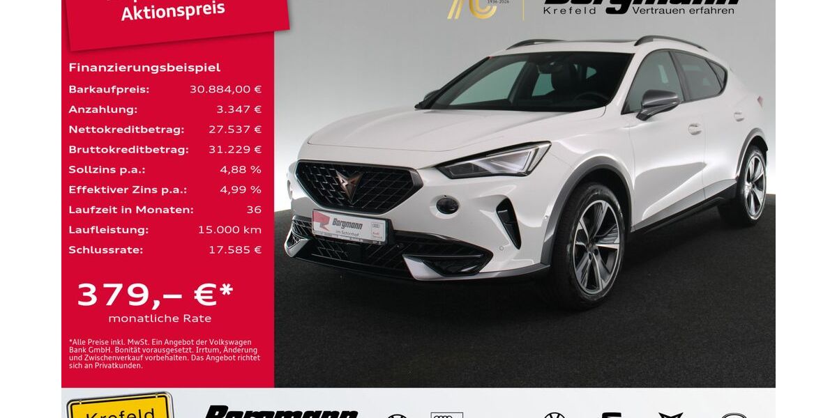 Cupra Formentor 31.516 km 30.884 &euro; Krefeld 47803