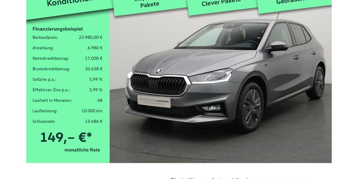Skoda Fabia 1.009 km 23.480 &euro; Leverkusen 51379