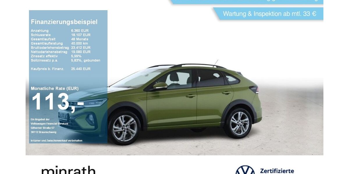 VW Taigo 11.093 km 23.940 &euro; Moers 47441