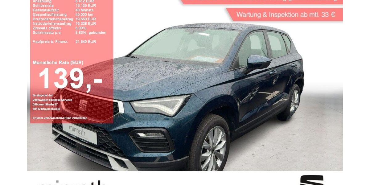 Seat Ateca 45.970 km 21.640 &euro; Moers-Hülsdonk 47441