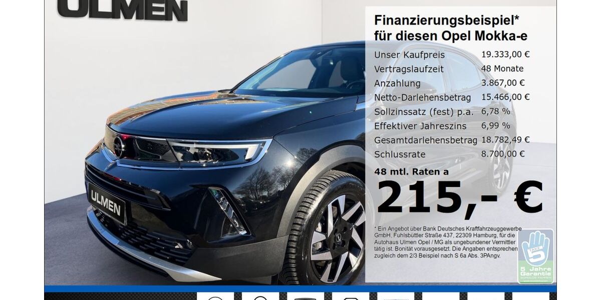 Opel Mokka-e 18.570 km 18.444 &euro; Düsseldorf 40231