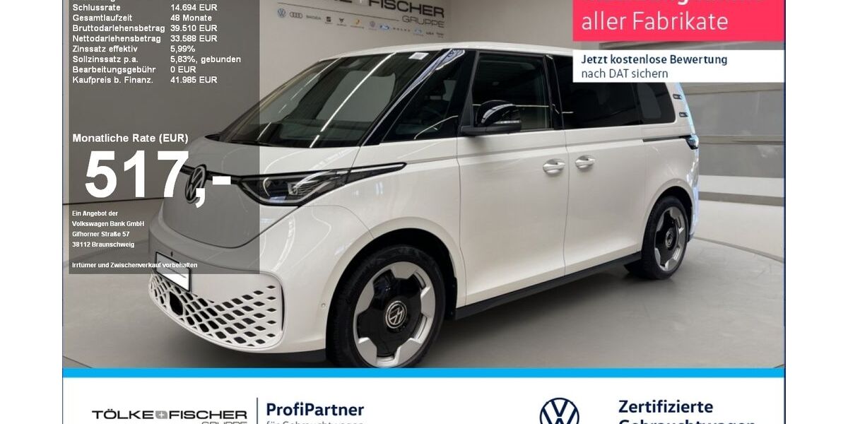 VW ID. Buzz 39.618 km 41.985 &euro; Krefeld 47805
