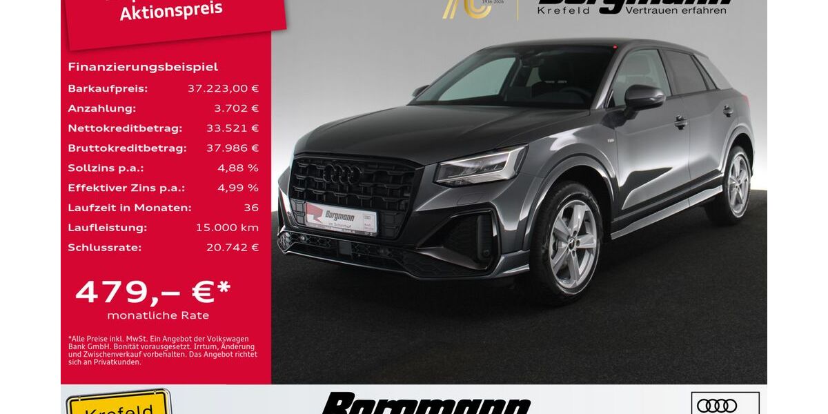 Audi Q2 1.010 km 37.223 &euro; Krefeld 47803